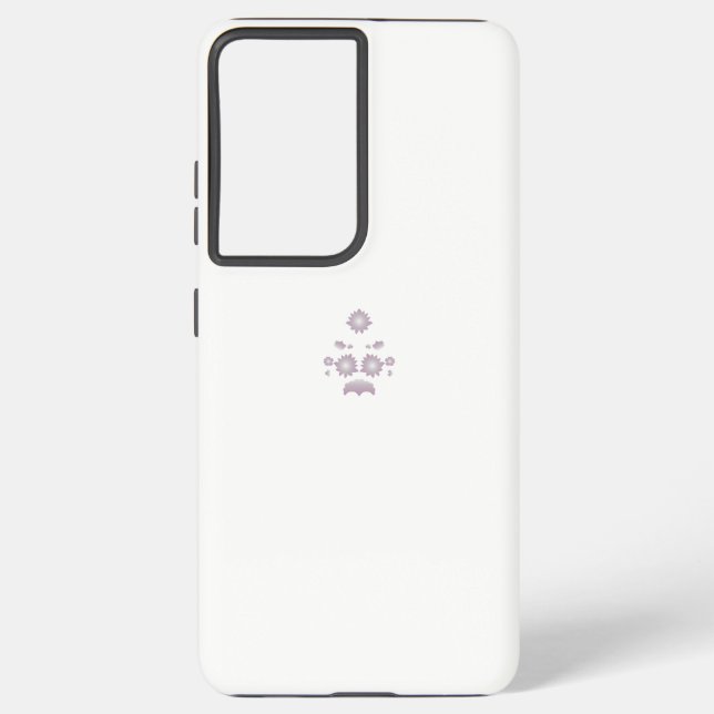 Funda Para Samsung Galaxy Diseño decorativo del Rosa Leche Blanca Clásica (Reverso )