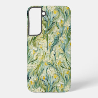 Funda Para Samsung Galaxy S22+ Diseño floral inspirado en Noche estrellada con es