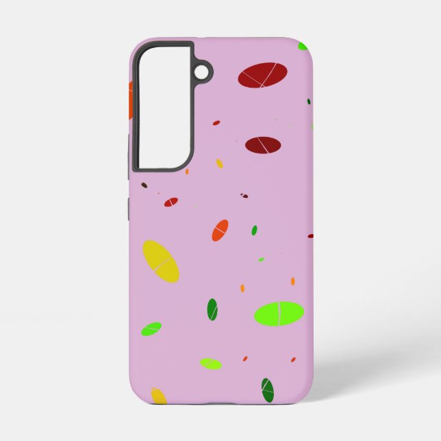 Funda Para Samsung Galaxy Diversión ovalada en rosa (Reverso )