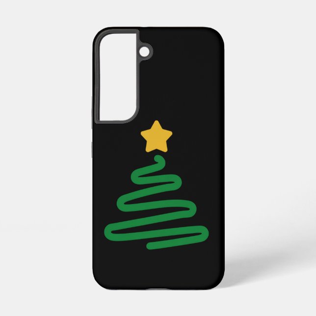 Funda Para Samsung Galaxy Divertido árbol de Navidad (Reverso )