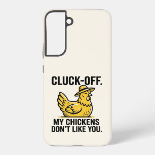 Funda Para Samsung Galaxy S22+ Divertido Cluk Off Amante de Pollo Minimalista Vin