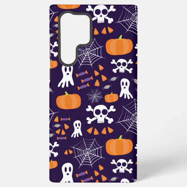 Funda Para Samsung Galaxy Diviértete patrón de Halloween (Reverso )
