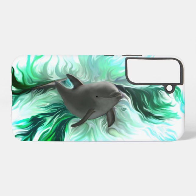 Funda Para Samsung Galaxy Dolphin Baby (Reverso Horizontal)
