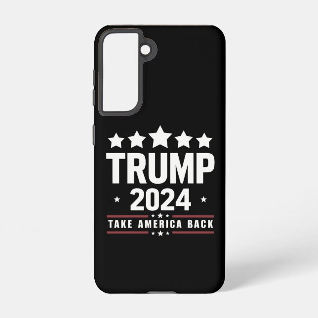 Funda Para Samsung Galaxy Donald Trump 2024 retrotrae a Estados Unidos a las (Reverso )