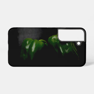 Funda Para Samsung Galaxy S22 Dos Pimientos Verdes sgcna
