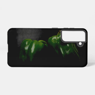 Funda Para Samsung Galaxy S21 Dos pimientos verdes sgcnm