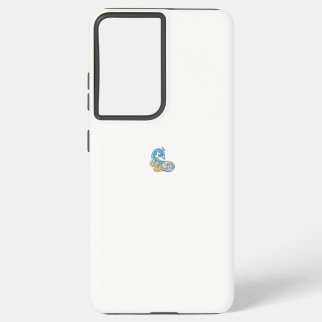 Funda Para Samsung Galaxy Dot, Sherpa Blue, Golden Sand Design (Reverso )