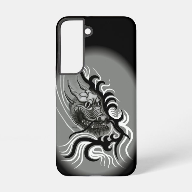 Funda Para Samsung Galaxy Dragón chino en tatuaje (Reverso )