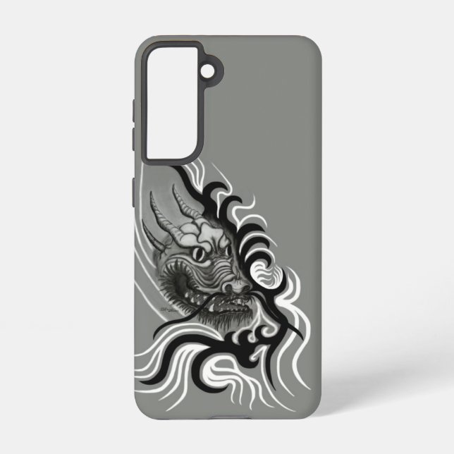 Funda Para Samsung Galaxy Dragón chino en tatuaje (Reverso )