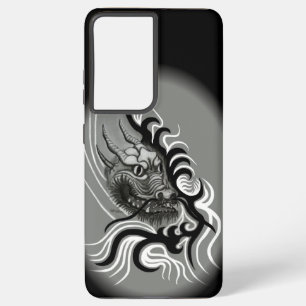 Funda Para Samsung Galaxy S21 Ultra Dragón chino en tatuaje