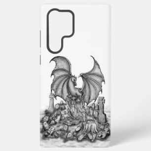 Funda Para Samsung Galaxy S22 Ultra Dragón con zombi