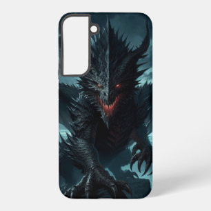 Funda Para Samsung Galaxy S22+ Dragón Oscuro Medieval