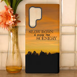 Funda Para Samsung Galaxy S22 Ultra Dreamy Prairie Hills At Sunset Personalized<br><div class="desc">¡Un paisaje atareado y tranquilo! Esta fotografía de una cálida y tranquila puesta de sol con un oscuro horizonte de pinos en una pradera del norte de Arizona hace un funda único. Rellene los campos de plantilla con sus palabras, elimine texto o edite utilizando la herramienta de diseño para seleccionar...</div>