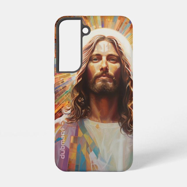 Funda Para Samsung Galaxy Dubman Does Design: Glowing Fibonacci Spiral Art (Reverso )