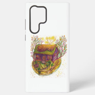 Funda Para Samsung Galaxy S22 Ultra dulce hogar ilustración