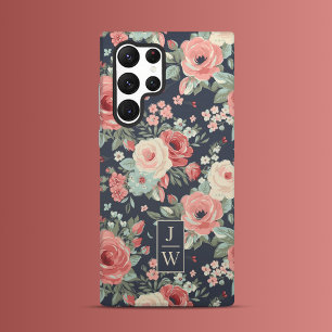 Funda Para Samsung Galaxy S22 Ultra Dusky Rosa Garden