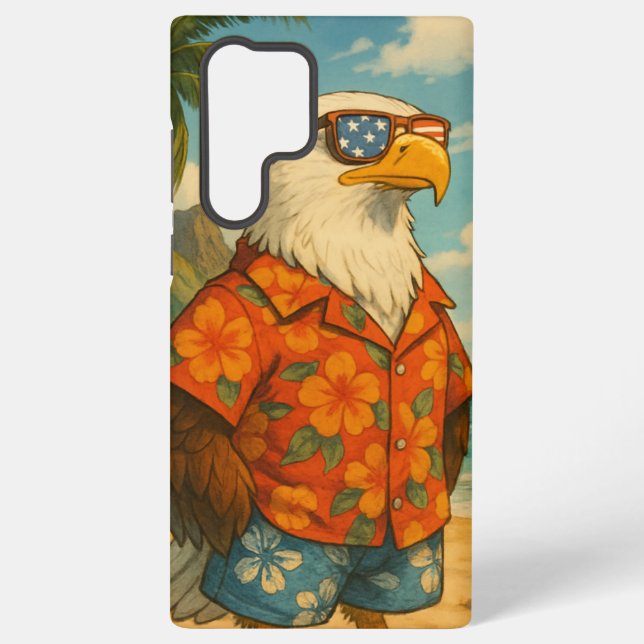 Funda Para Samsung Galaxy Eagle Beach  (Reverso )