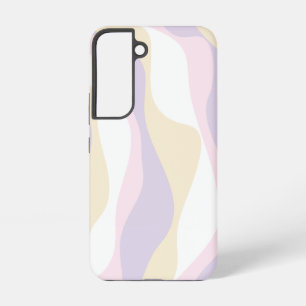 Funda Para Samsung Galaxy S22 Ebb and Flow 4 - Rosa pastel, Amarillo y Púrpura