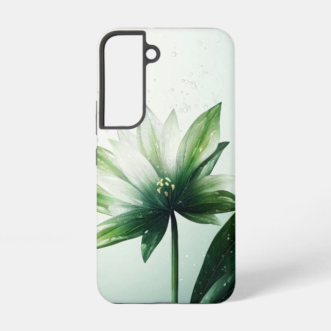 Funda Para Samsung Galaxy Ecos florales (Reverso )