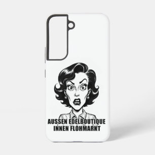 Funda Para Samsung Galaxy S22 Edelboutique por fuera, carácter de mercadillo por