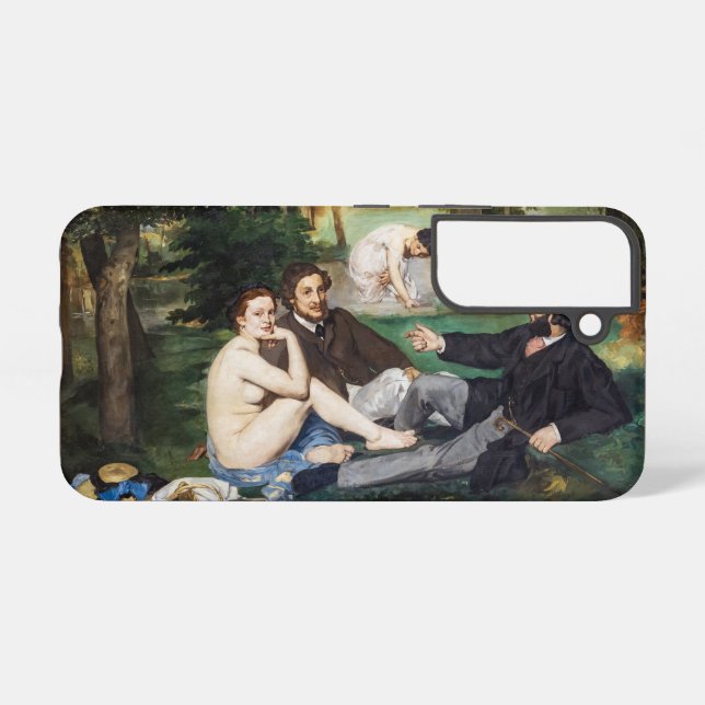 Funda Para Samsung Galaxy Edouard Manet - Almuerzo en la hierba (Reverso Horizontal)