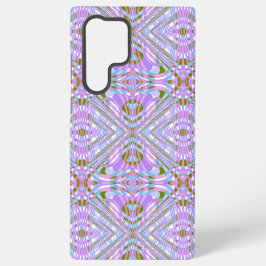 Funda Para Samsung Galaxy S22 Ultra Efecto Mariposa Geométrico Abstracto Patrón Malva