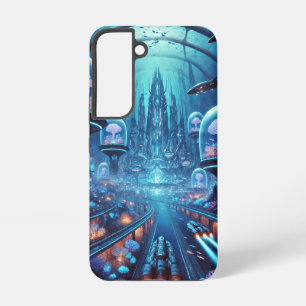 Funda Para Samsung Galaxy S22 El abismo del cristal - un paraíso oceánico futuri