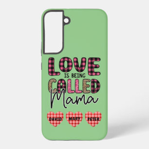 Funda Para Samsung Galaxy S22+ El amor es ser llamada Mamá, Regalo personalizable