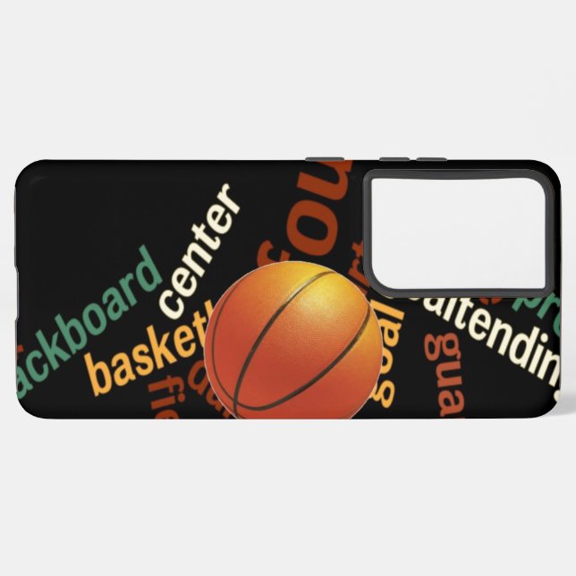Funda Para Samsung Galaxy El Baloncesto El Juego De Los Campeones (Lado izquierdo)