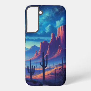 Funda Para Samsung Galaxy S22+ El desierto por la noche suroeste