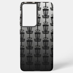 Funda Para Samsung Galaxy S21 Ultra El disco de golf pega negro y blanco