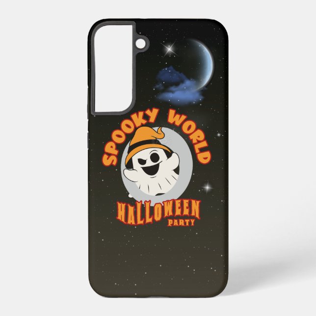 Funda Para Samsung Galaxy El espeluznante mundo de Halloween | (Reverso )