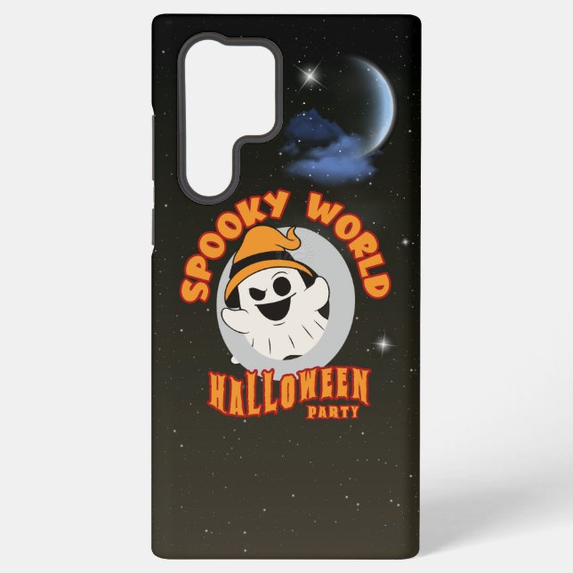 Funda Para Samsung Galaxy El espeluznante mundo de Halloween | (Reverso )