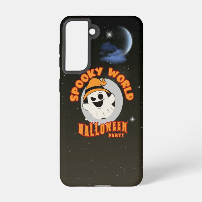 Funda Para Samsung Galaxy El espeluznante mundo de Halloween | (Reverso )