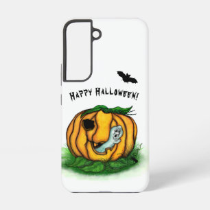 Funda Para Samsung Galaxy S22 El fantasma de Halloween , Bat , Ghost y Spider