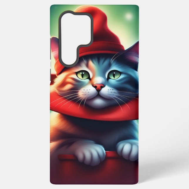 Funda Para Samsung Galaxy el gato del asistente (Reverso )