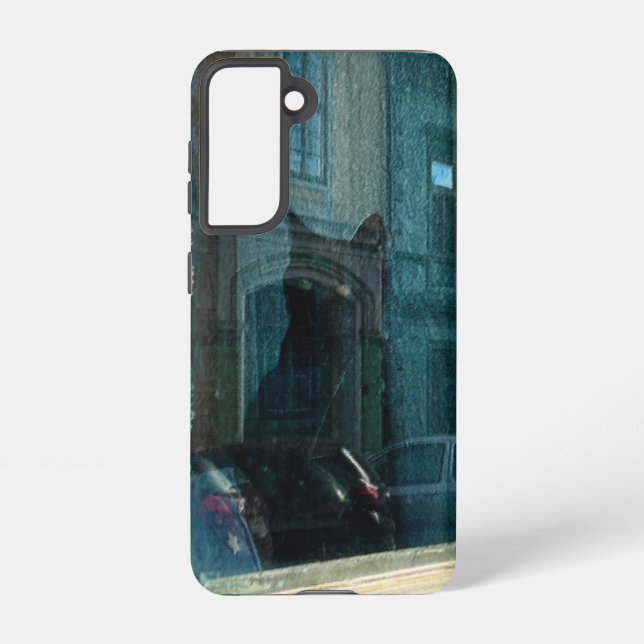 Funda Para Samsung Galaxy El gato en la ventana (Reverso )