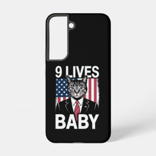 Funda Para Samsung Galaxy S22 El gato Trump 9 vive un gato gracioso de Trump