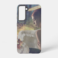 El hermoso ángel con arte de fantasía