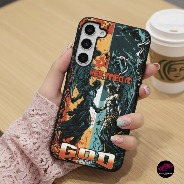 Funda Para Samsung Galaxy El Infierno Lo Intentó Dios Negó La Fe Cristiana (Pressure called. Faith answered.)