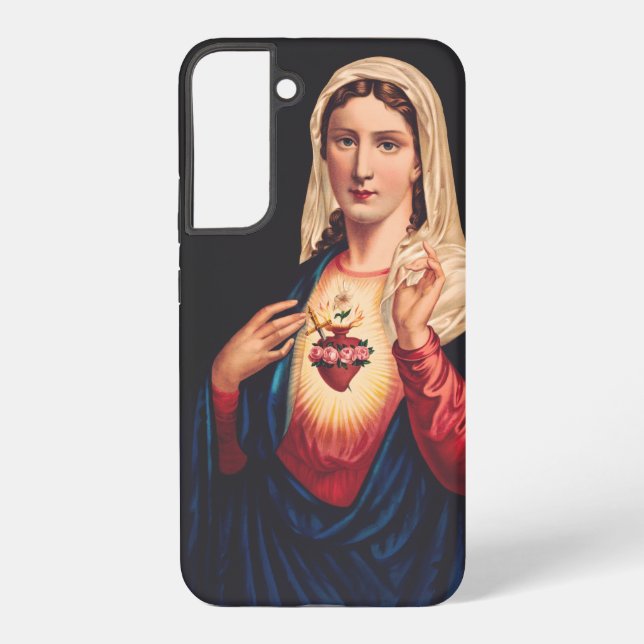 Funda Para Samsung Galaxy El Inmaculado Corazón de María (Reverso )