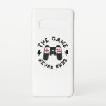 Funda Para Samsung Galaxy S10 El juego nunca termina<br><div class="desc">Para un jugador de verdad,  el juego no ha terminado. Diseño único de juegos llamativo. Un juego perfecto para tu evento de juego o como regalo para amigos jugadores,  familia,  adicto a los videojuegos,  nerds del juego,  geeks del juego,  fanáticos del juego.</div>