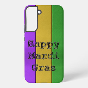 Funda Para Samsung Galaxy S22+ El Mardi Gras de SlipperyJoe es metalizado color v