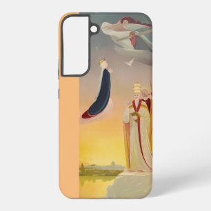 Funda Para Samsung Galaxy S22+ El Papa de Roma, Virgen María y Jesús