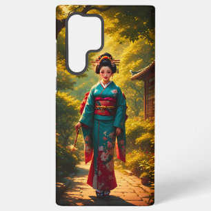 Funda Para Samsung Galaxy S22 Ultra El resplandor de un kimono