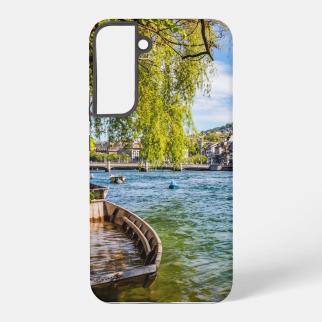 Funda Para Samsung Galaxy El río Limmat, Zúrich (Reverso )