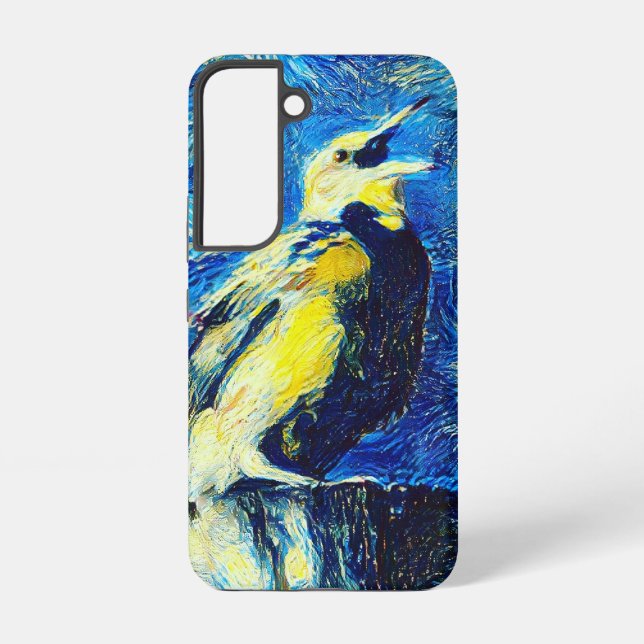 Funda Para Samsung Galaxy El solitario estilo VanGogh (Reverso )