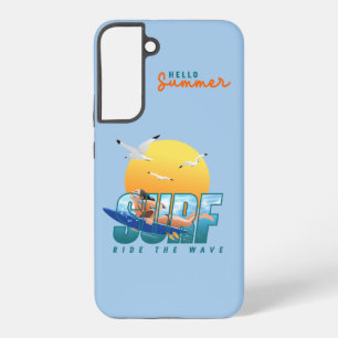 Funda Para Samsung Galaxy S22+ El surfista cabalga la ola (F)