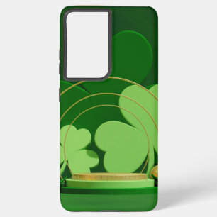 Funda Para Samsung Galaxy S21 Ultra El trébol de tres hojas del Día de San Patricio de