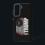 Funda Para Samsung Galaxy S21 Elección de Donald Trump 2024 45 47 estadounidense<br><div class="desc">Bandera estadounidense de Donald Trump en las elecciones de 2024</div>